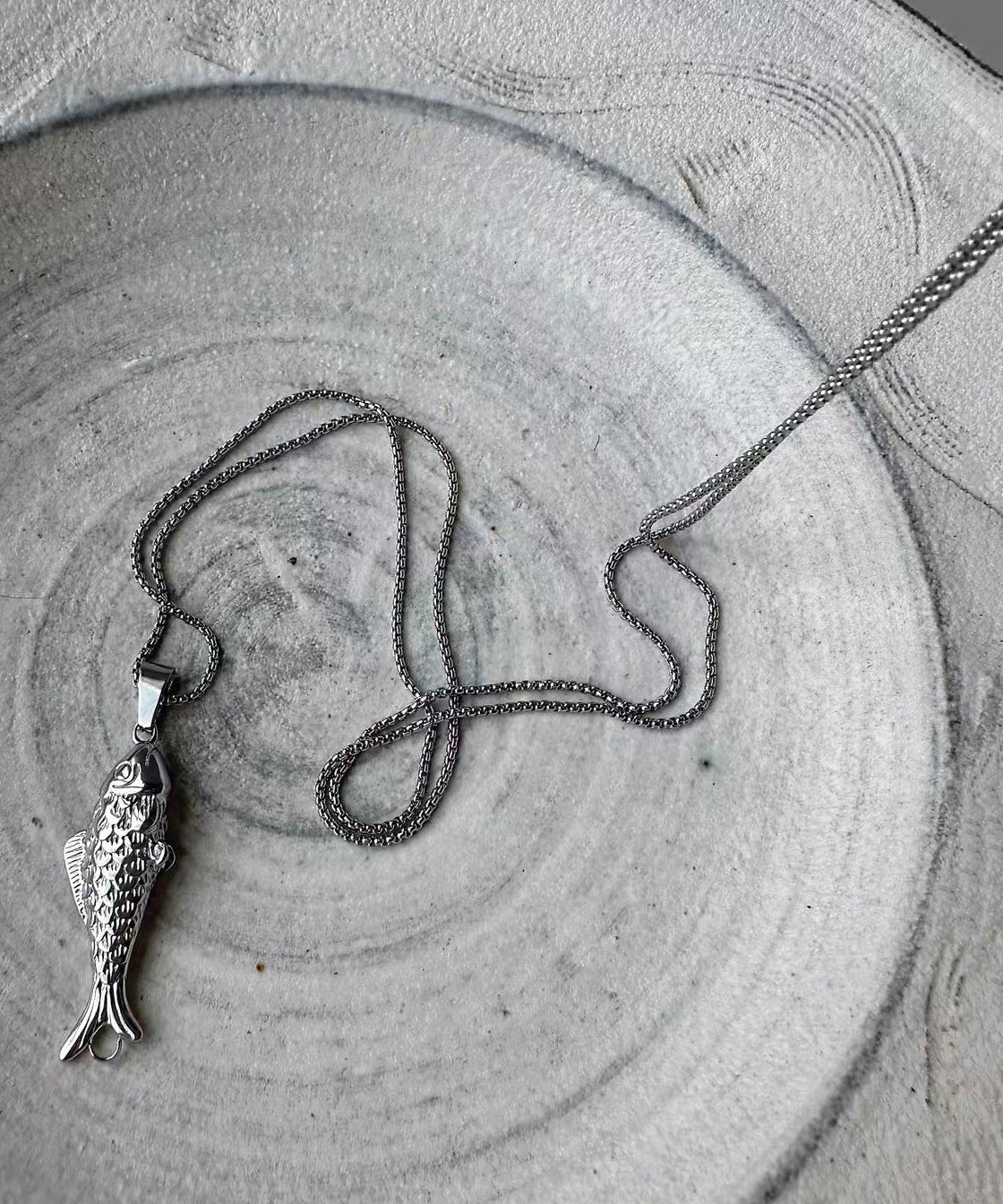 Dame Halskæde Boho Stil med Fisk og Lariat Design 4