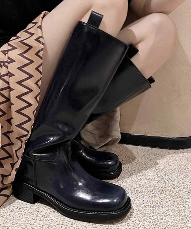 Dame Høje Støvler Chunky Heel 1