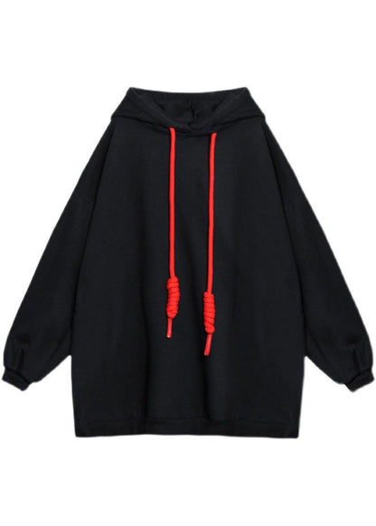 Dame Hoodie Sweatshirt med Hætte og Snøring til Afslappede Dage 4