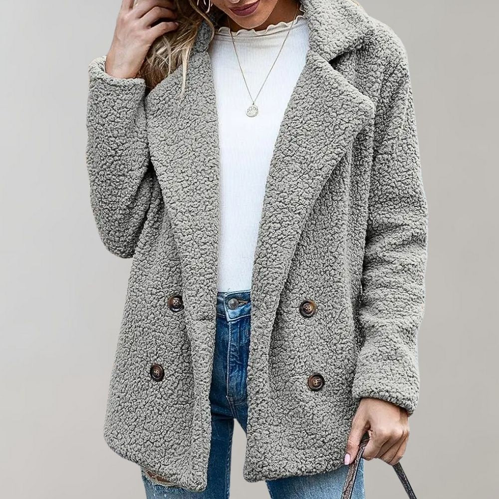 Dame Jakke Vinter Med Luftigt Design 1