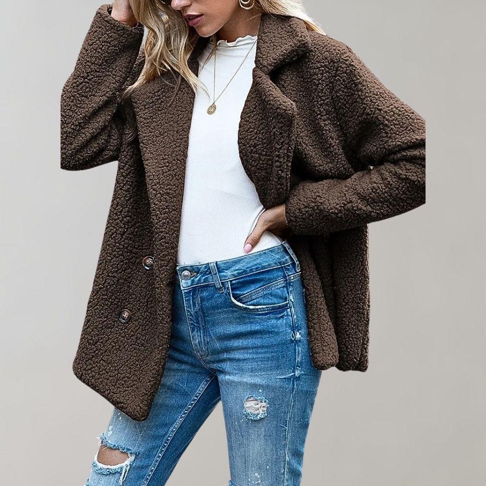 Dame Jakke Vinter Med Luftigt Design 5