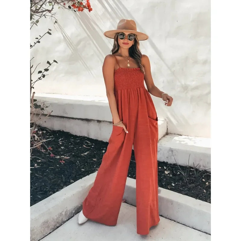 Dame Jumpsuit Løs Casual 10