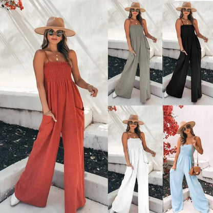 Dame Jumpsuit Løs Casual 5