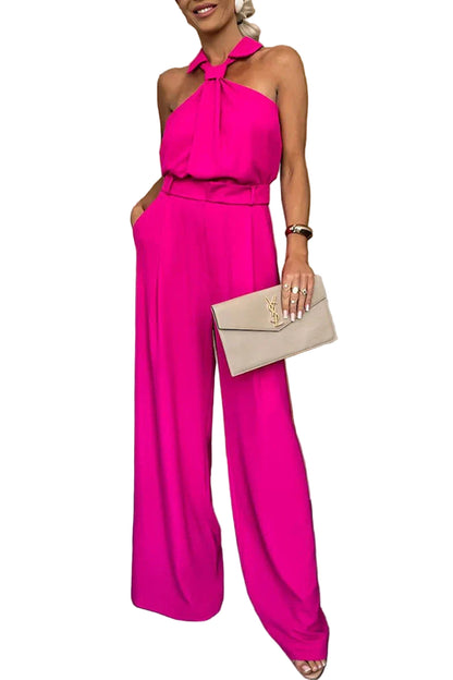 Dame Jumpsuit Med Lommer - Komfortabel Og Stilfuld Design 0