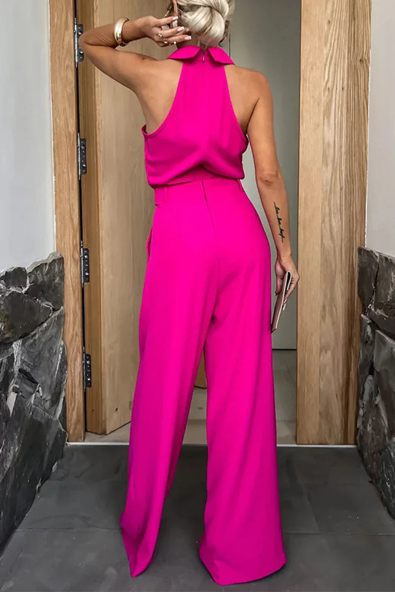 Dame Jumpsuit Med Lommer - Komfortabel Og Stilfuld Design 3