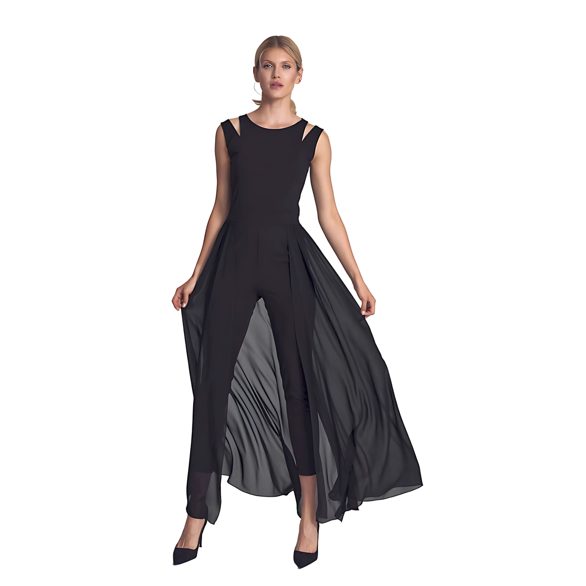 Dame Jumpsuit Trendy Design Til Kvinder - Slank Silhuet For Dag- Og Aftenbrug 0