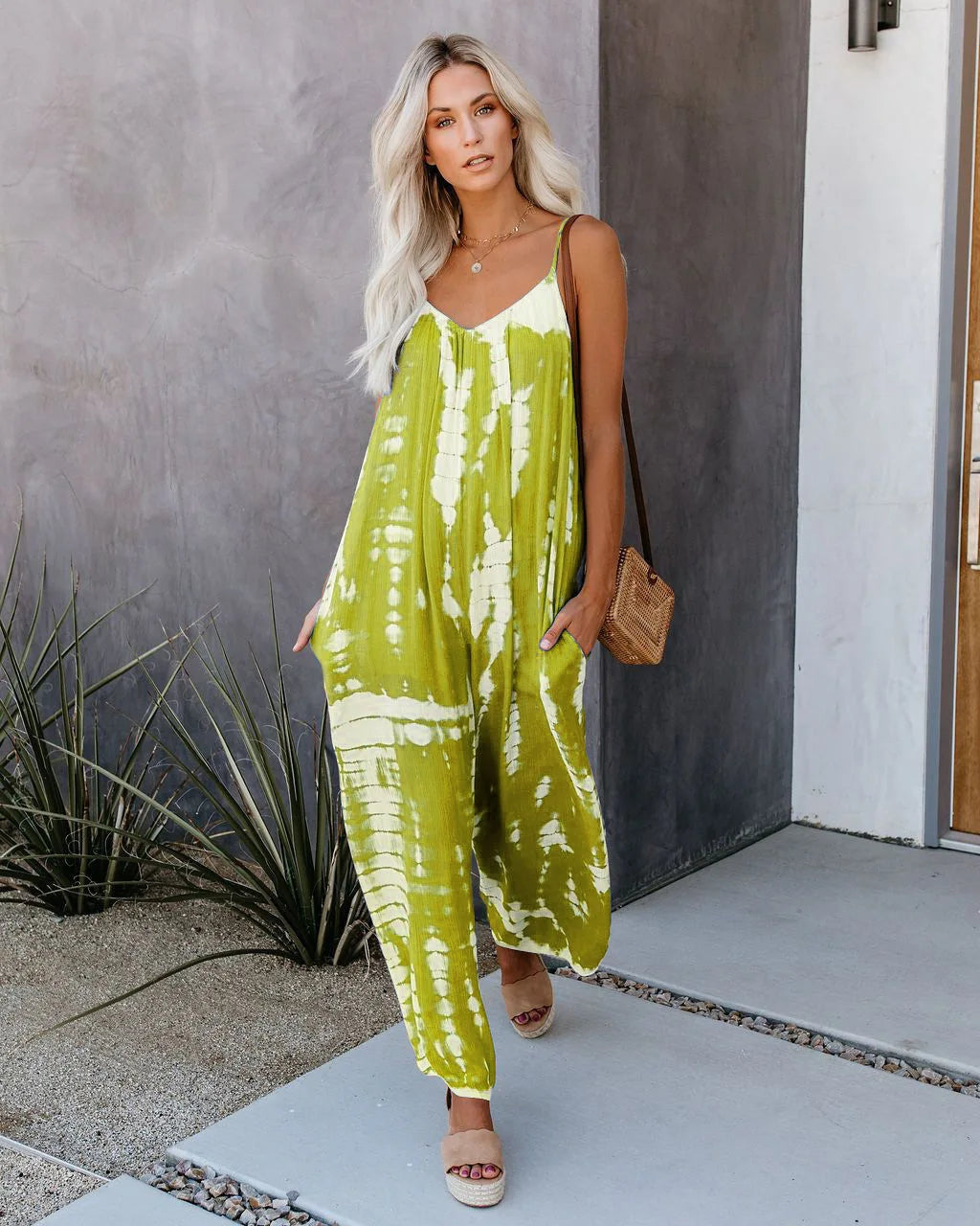 Dame Jumpsuit med Brede Ben 10