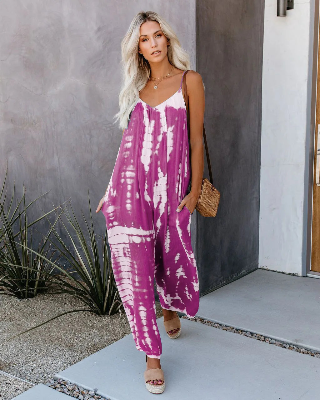 Dame Jumpsuit med Brede Ben 13