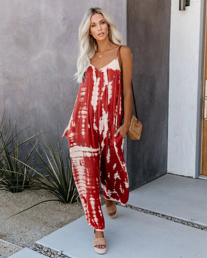 Dame Jumpsuit med Brede Ben 8