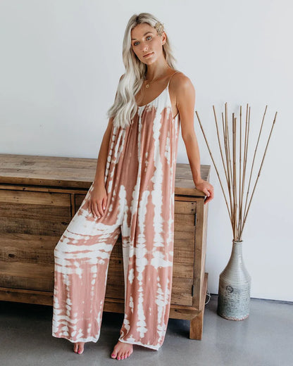 Dame Jumpsuit med Brede Ben 9