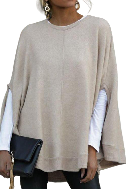 Dame Kappetrøje med Batwing Ærmer Casual 0