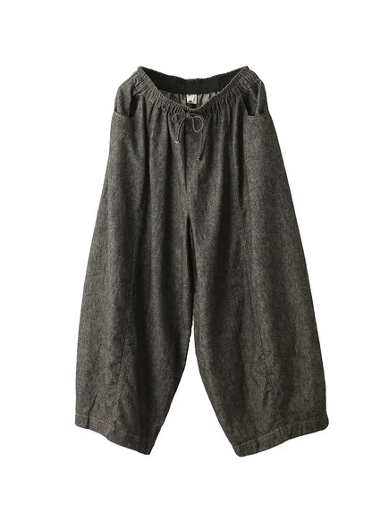 Dame Lanternebukser Casual med Elastisk Talje 4