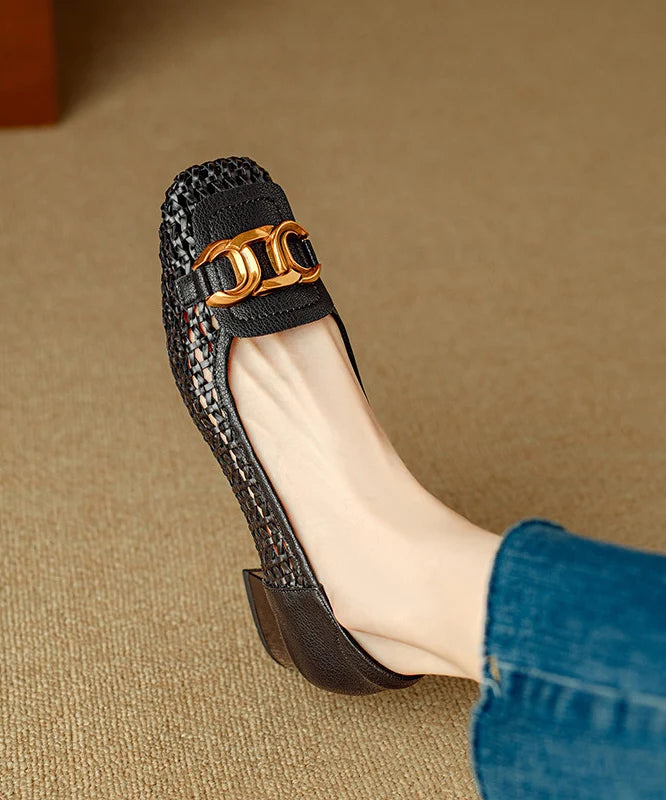 Dame Loafers Chunky Design Med Komfortabel Indersål 1