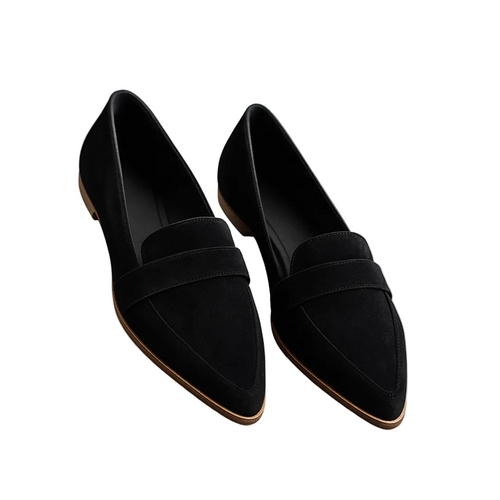 Dame Loafers Komfortable Tå Design 0