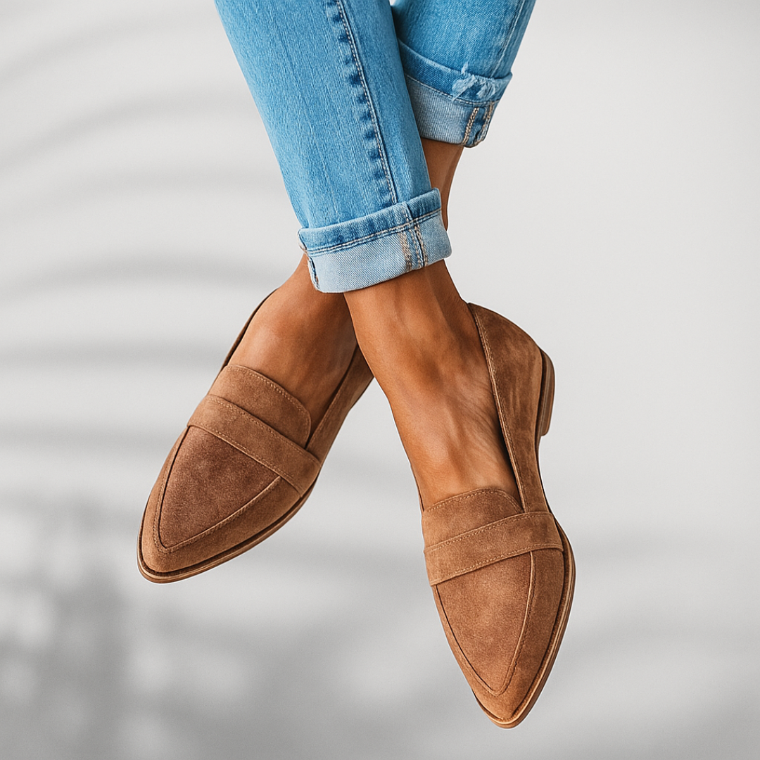 Dame Loafers Komfortable Tå Design 2