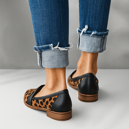 Dame Loafers Komfortable Tå Design 6