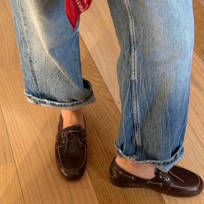 Dame Loafers Slip-on Casual Sko 4