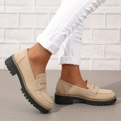 Dame Loafers med Platform Design 2