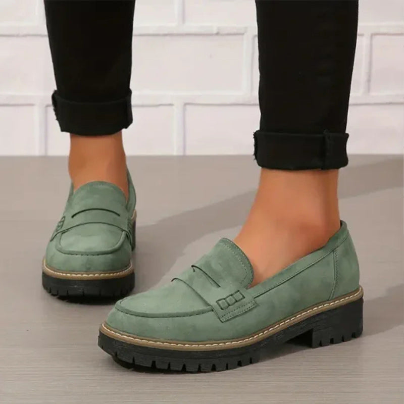 Dame Loafers med Platform Design 3