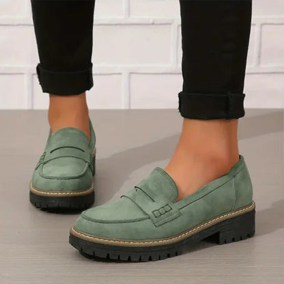Dame Loafers med Platform Design 3
