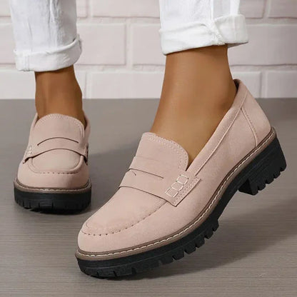 Dame Loafers med Platform Design 7