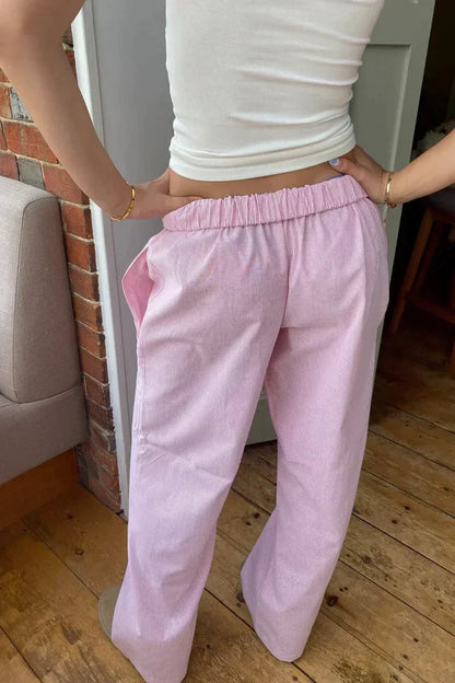 Dame Loose Fit Bukser Stribede 1