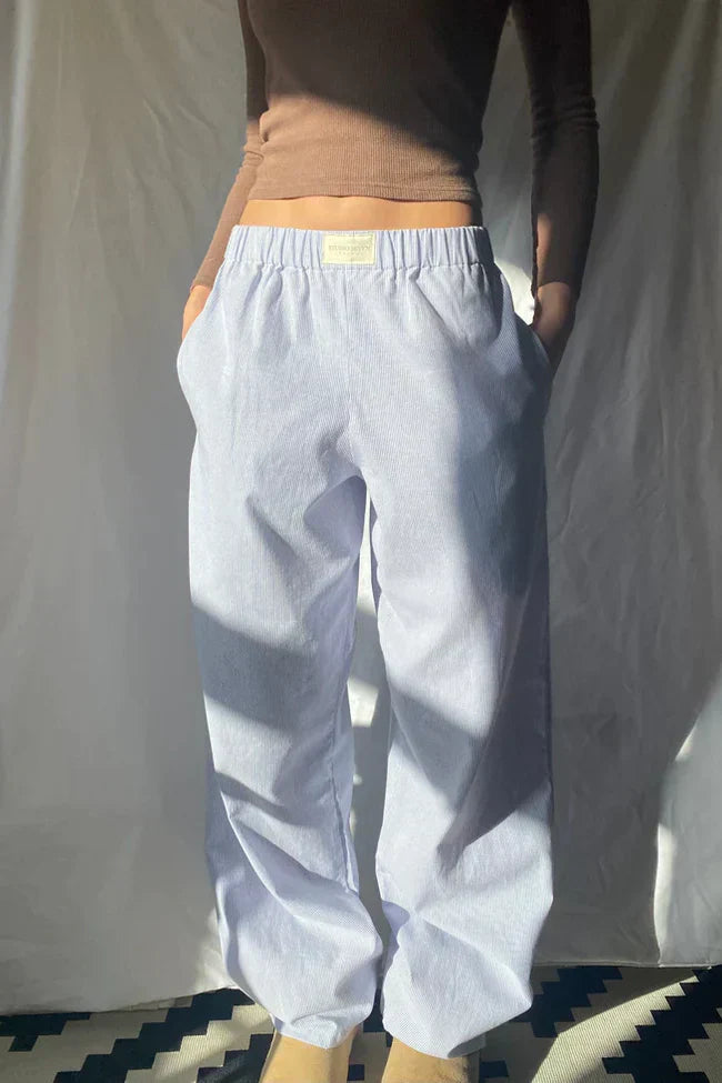 Dame Loose Fit Bukser Stribede 8