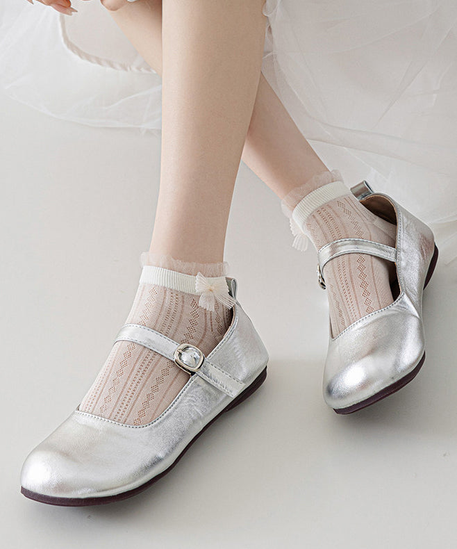 Dame Mid Calf Sokker Med Mesh Design 3