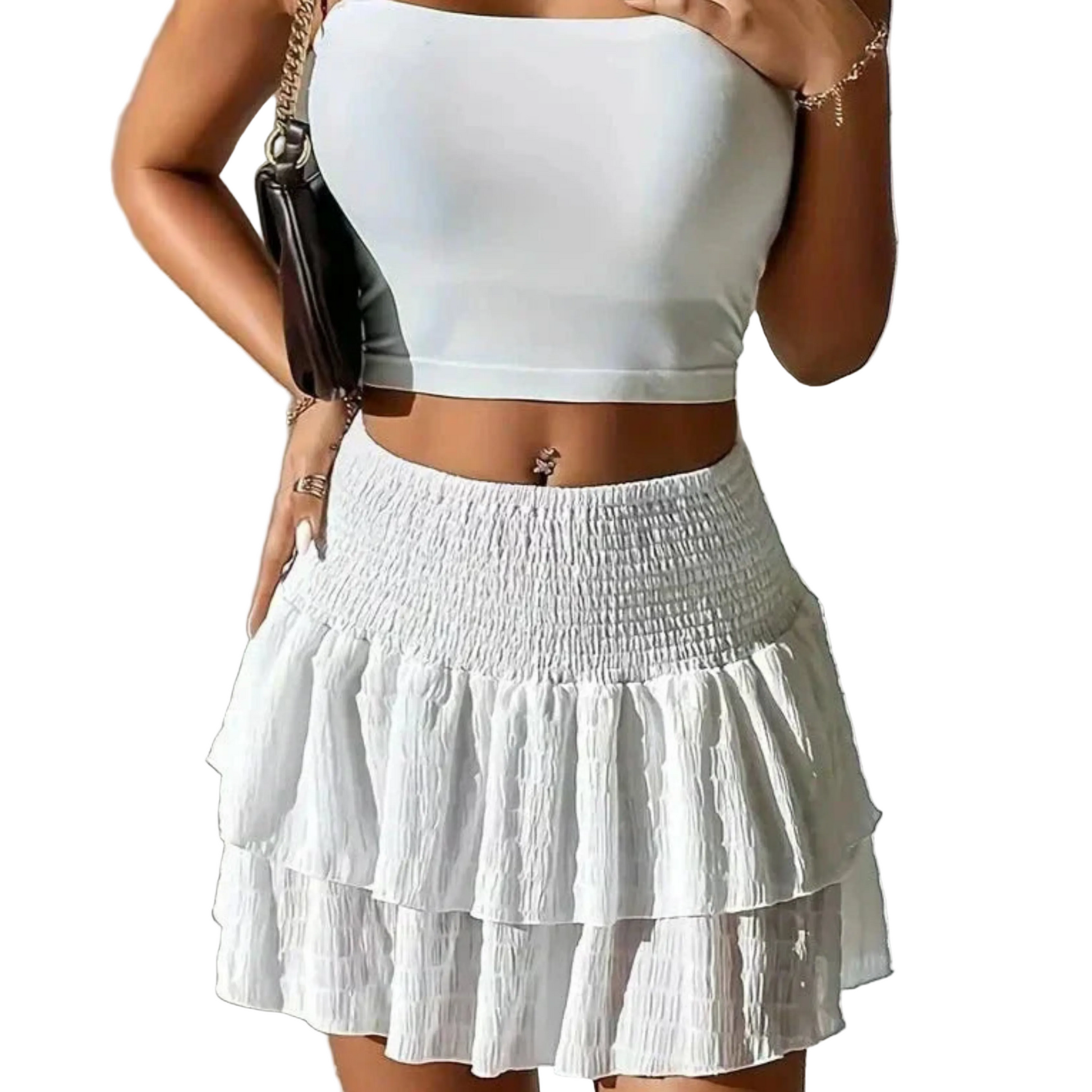 Dame Mini Nederdel Dynamisk Stil 0