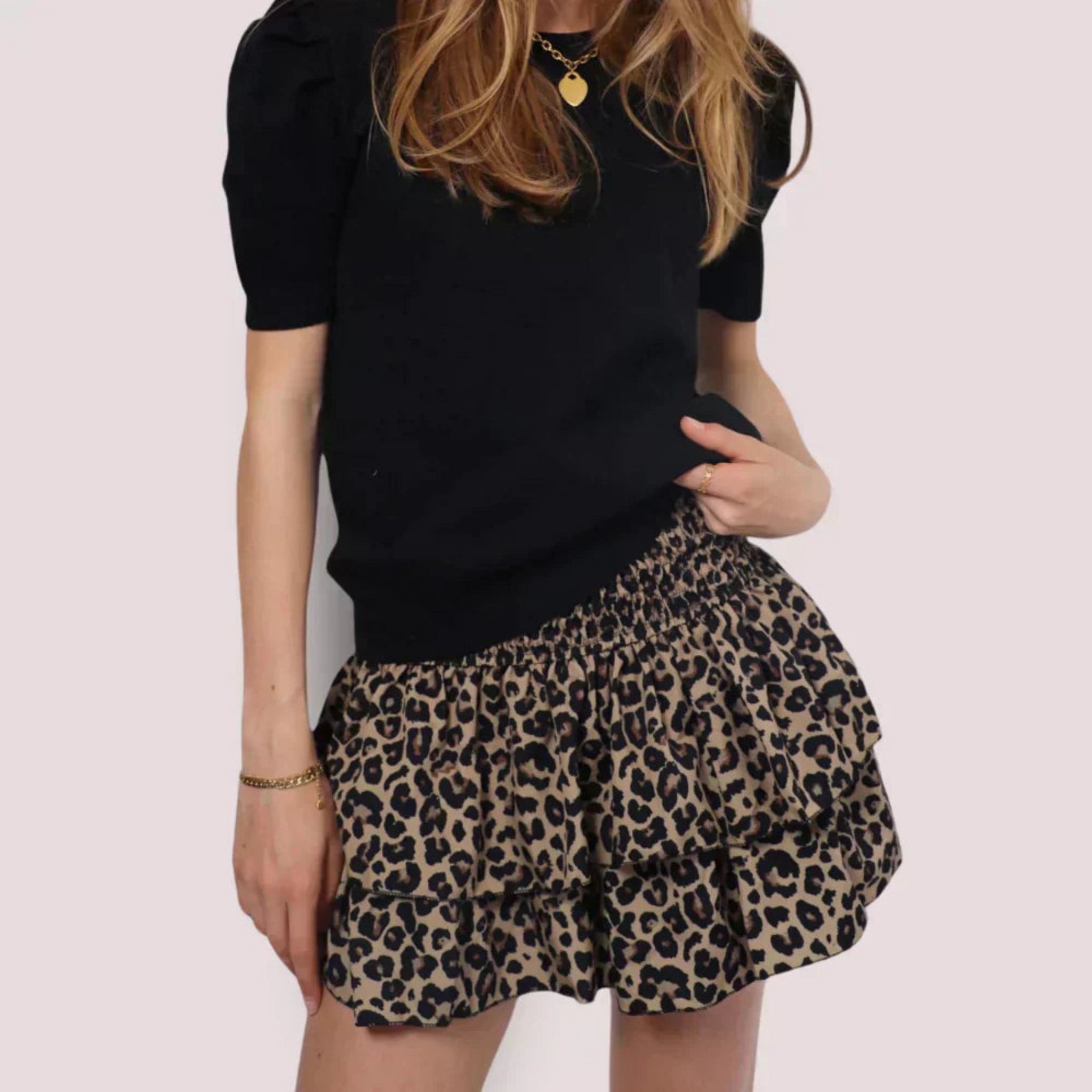Dame Mini Nederdel Dynamisk Stil 2