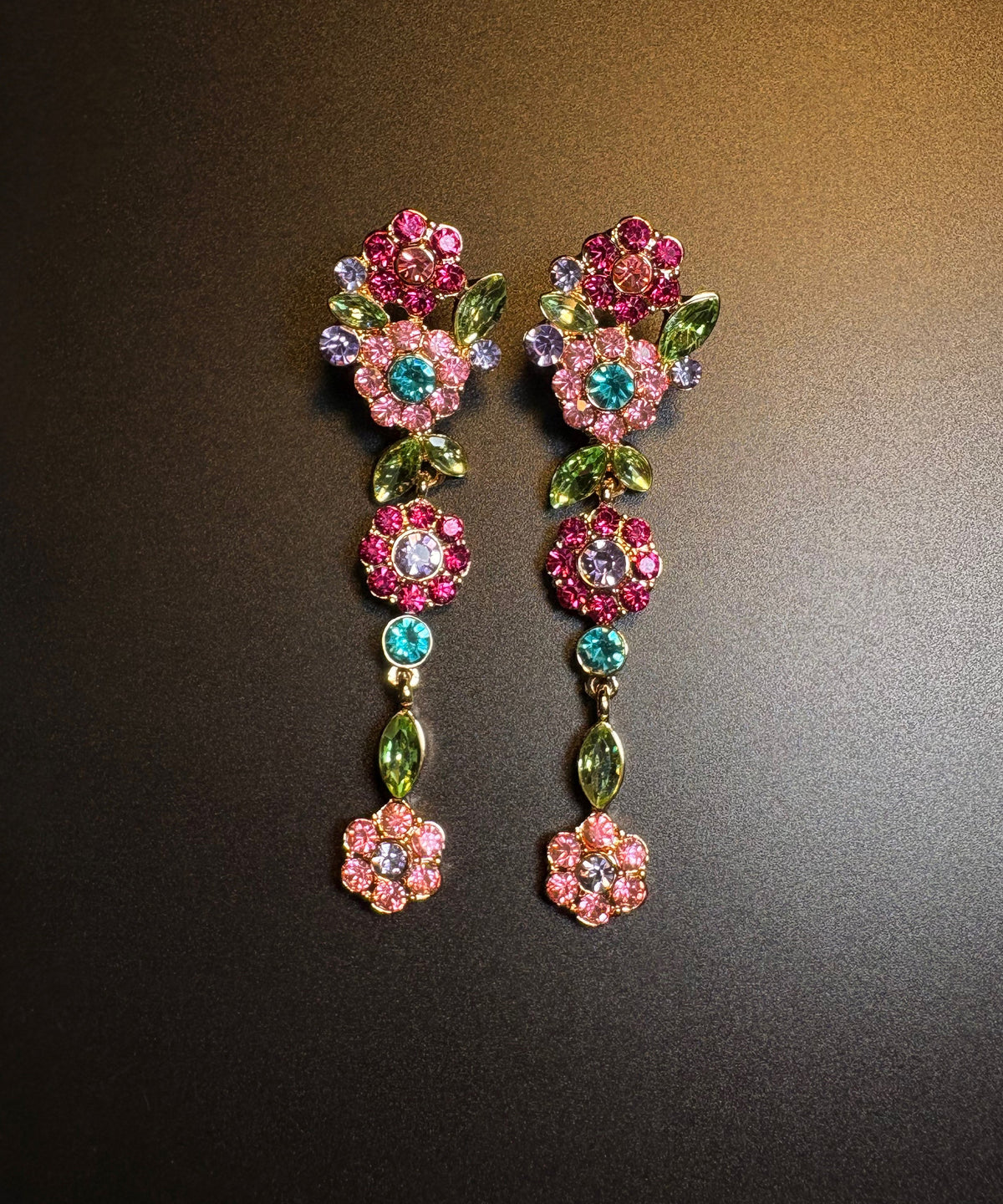Dame Øreringe Blomsterdråbe Design 2
