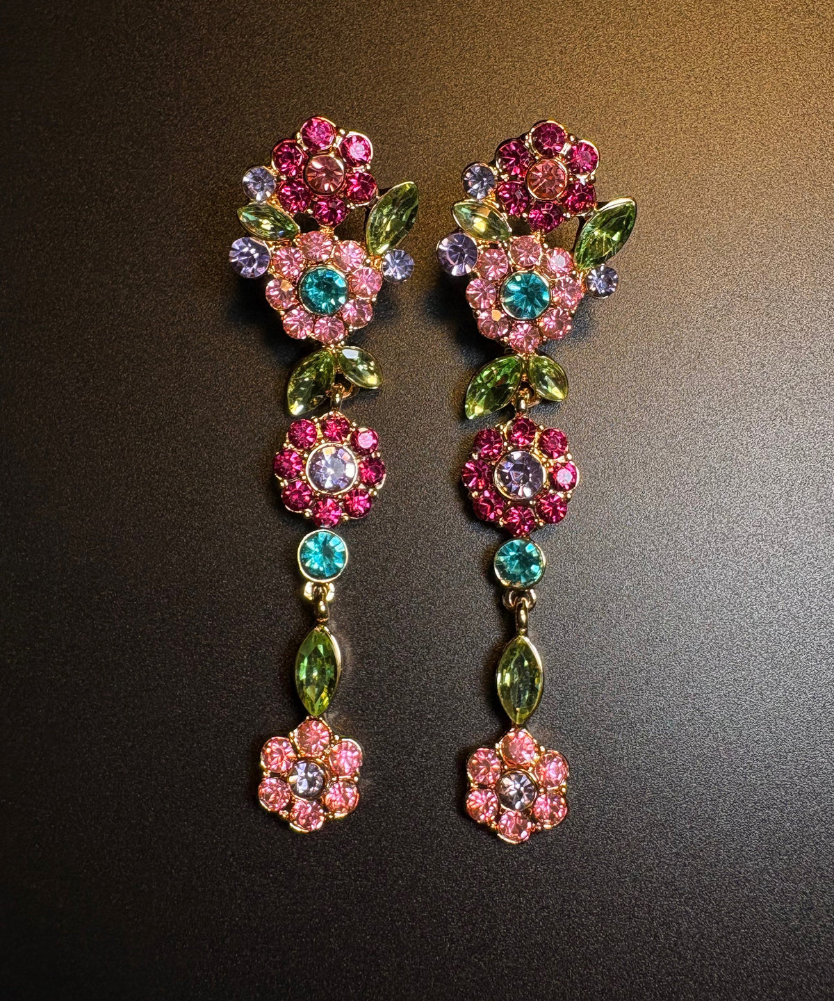 Dame Øreringe Blomsterdråbe Design 4