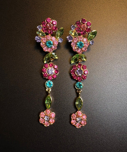 Dame Øreringe Blomsterdråbe Design 4