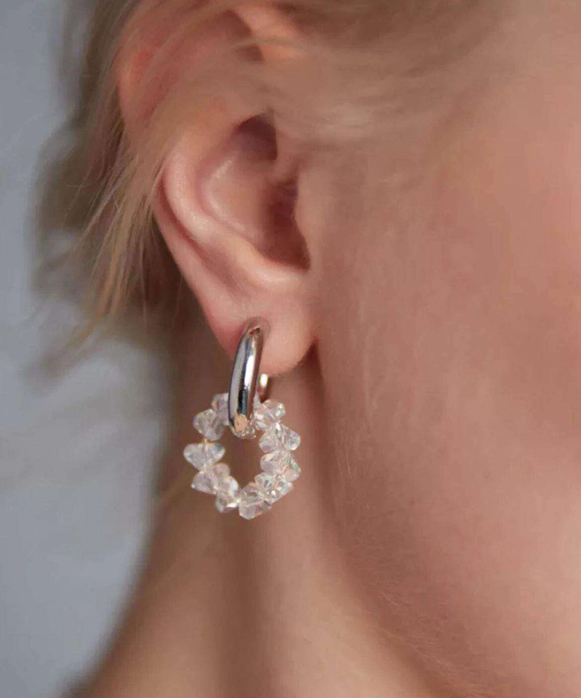 Dame Øreringe Hoop Stilfuld Design 0