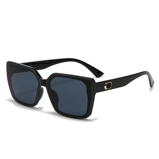 Dame Oversize Solbriller Trendy Design med UV-Beskyttelse 0