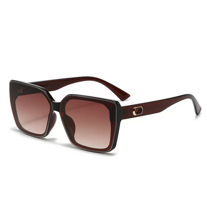 Dame Oversize Solbriller Trendy Design med UV-Beskyttelse 8