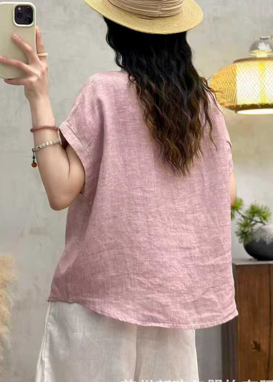 Dame Oversized Bluse med Peter Pan Krave 3