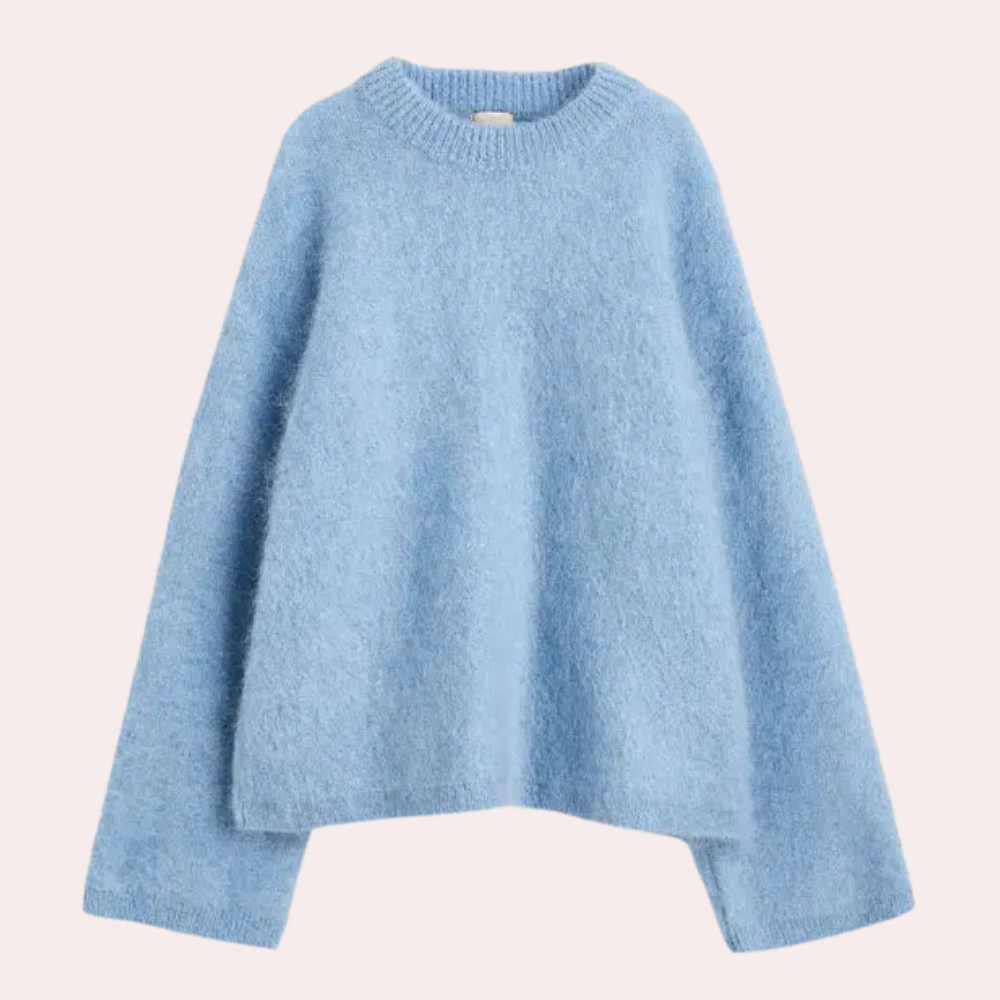 Dame Oversized Striktrøje Tidløs Stil 3