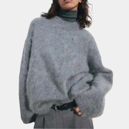 Dame Oversized Striktrøje Tidløs Stil 5