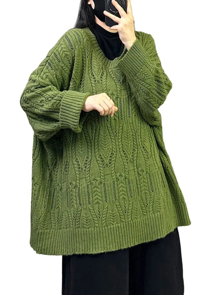 Dame Oversized Top med O-hals til Vinter 0
