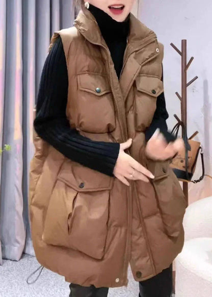 Dame Oversized Vintervest Puffervest 1