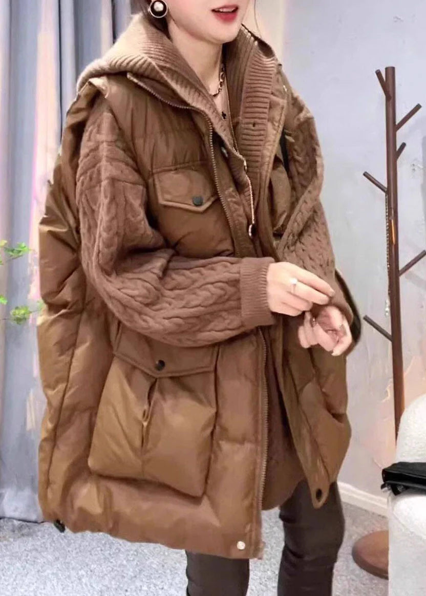 Dame Oversized Vintervest Puffervest 2