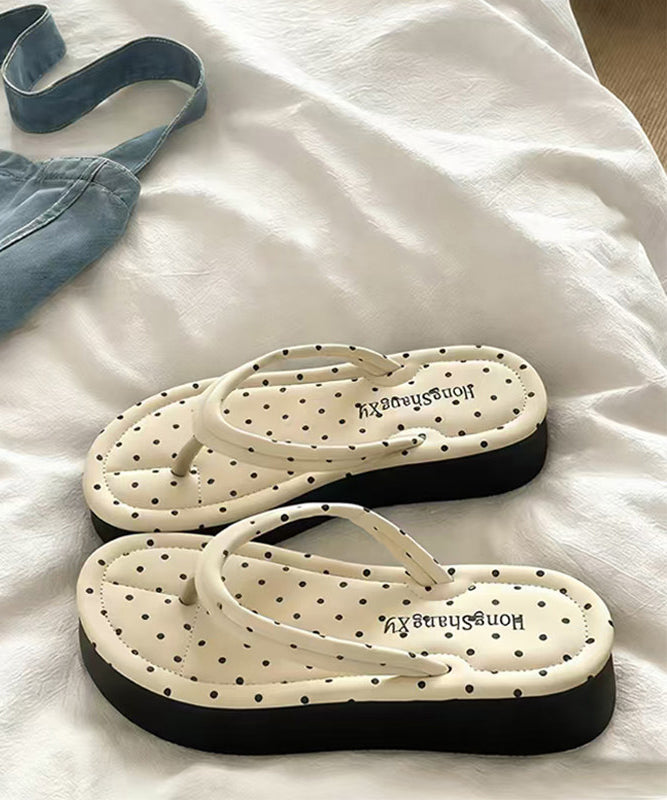 Dame Platform Flip Flops Komfortabel Design 1