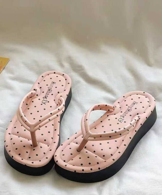 Dame Platform Flip Flops Komfortabel Design 4
