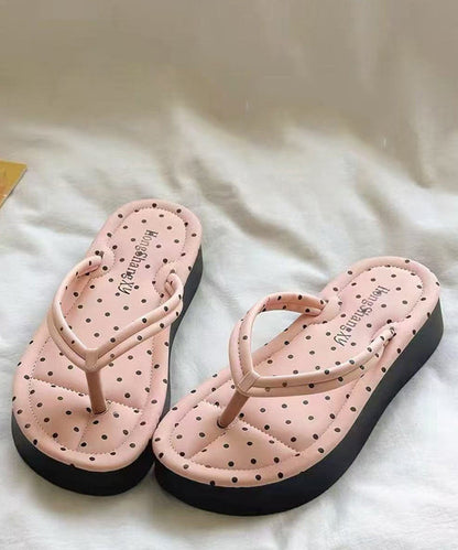Dame Platform Flip Flops Komfortabel Design 4