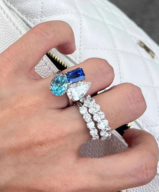 Dame Ring Colorblock Design 1