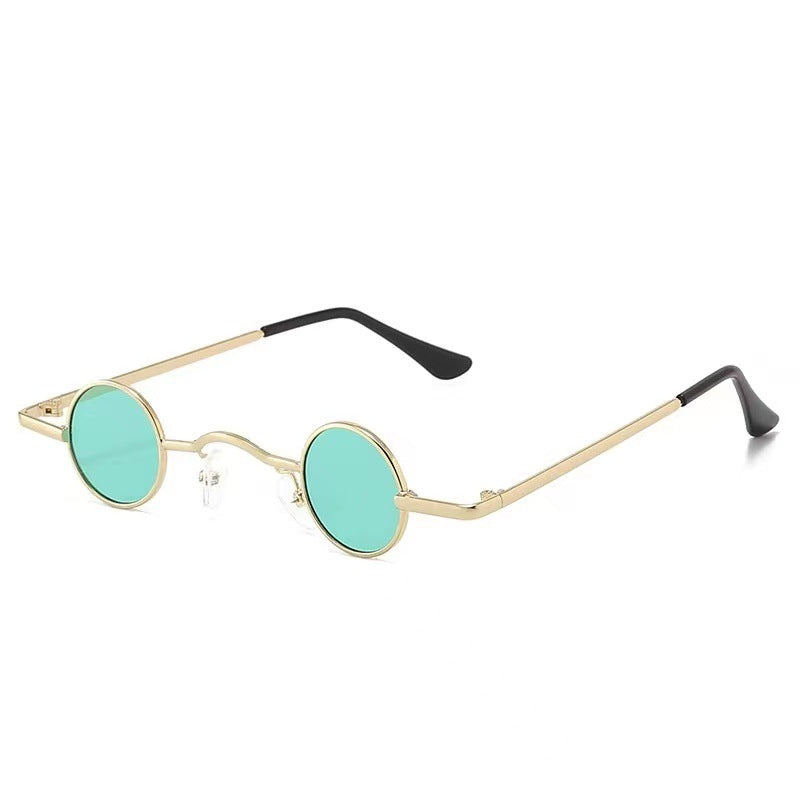 Dame Rund Vintage Solbriller Med UV-Beskyttelse 6
