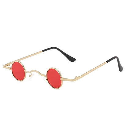 Dame Rund Vintage Solbriller Med UV-Beskyttelse 9