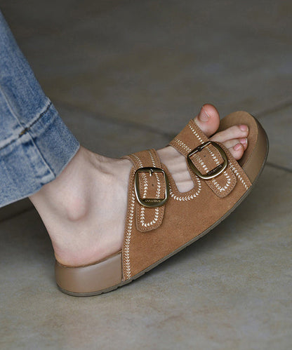 Dame Sandaler Boho Stil Med Spænde 2