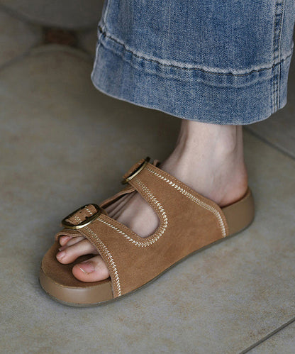Dame Sandaler Boho Stil Med Spænde 3